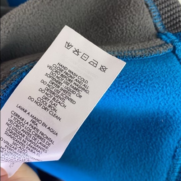 SPYDER Blue Fleece Lined Knit Jacket | L - Picture 9 of 10